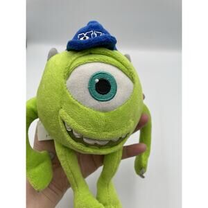 Monster Inc. Plush Mike Wazowski Monsters University Cap Pixar Disney #18329